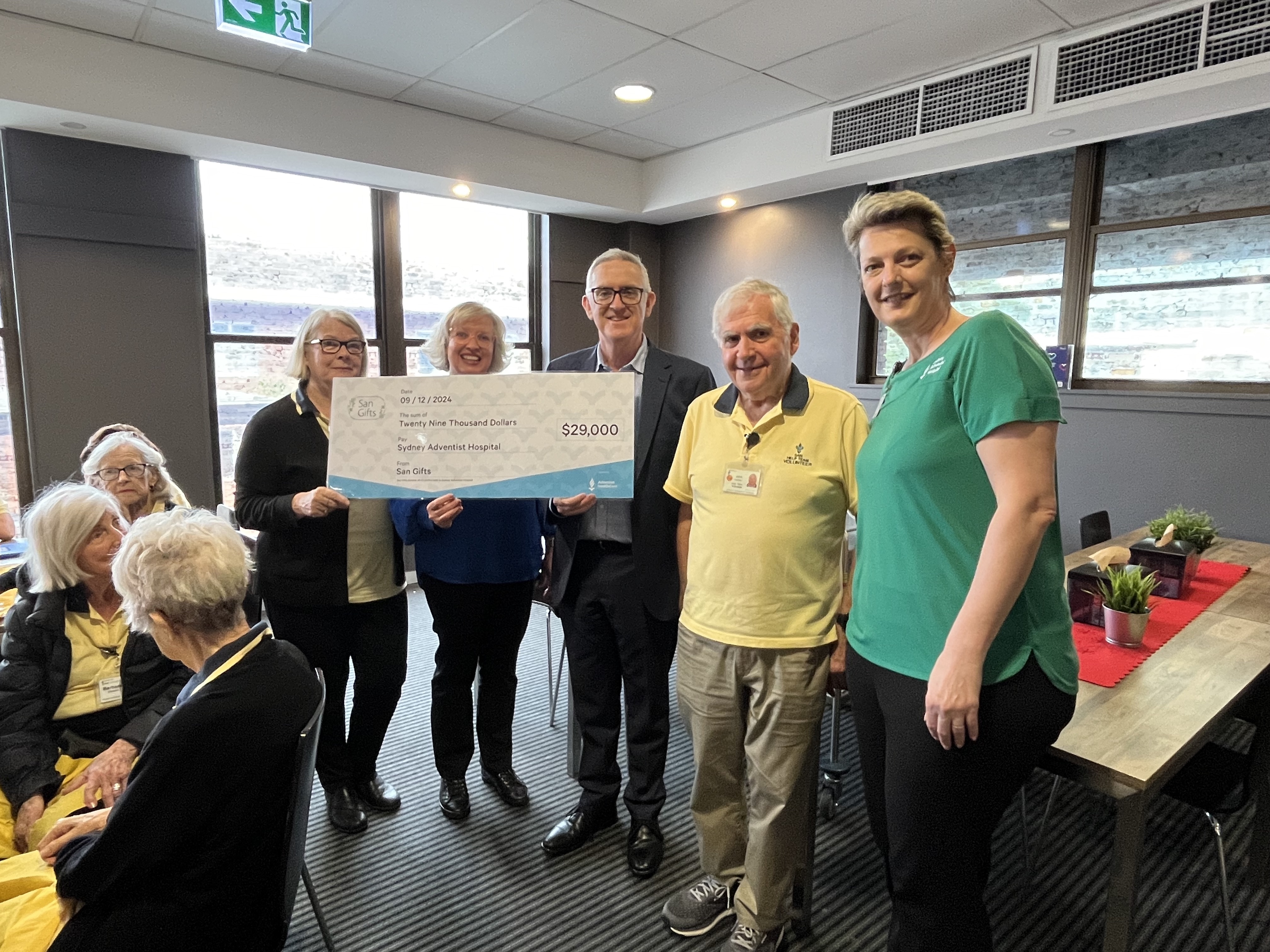 San Gifts donates $29,000 to Sydney Adventist Hospital to support vital healthcare services